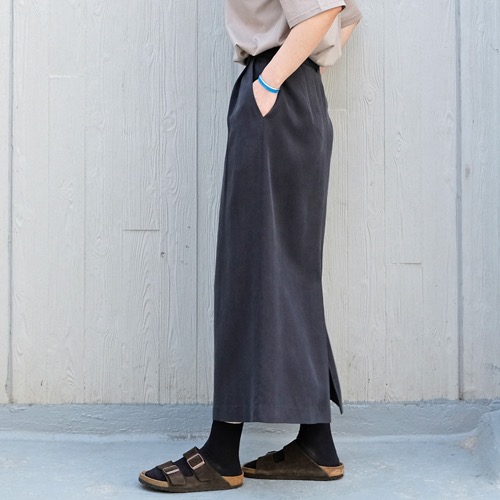 tencel long skirt