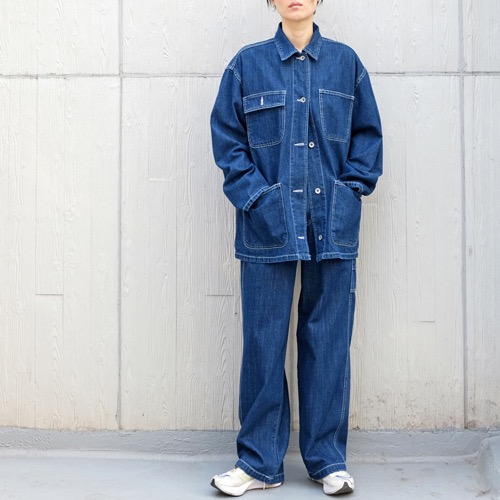 [RESTORE] blue denim work jacket