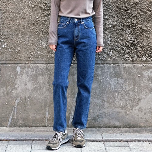 classic crop jeans (BLUE)